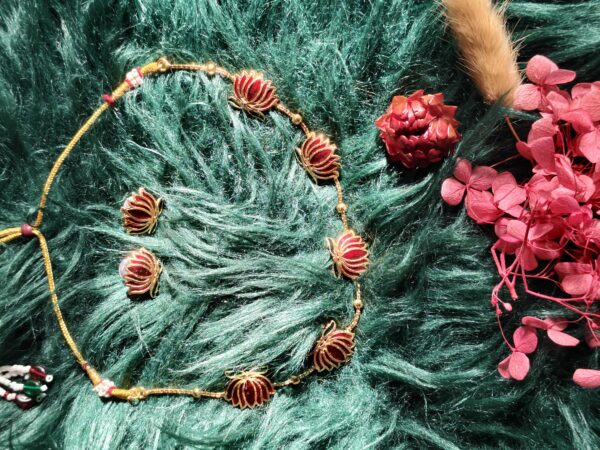 Lotus Chokers-Maroon - Image 3