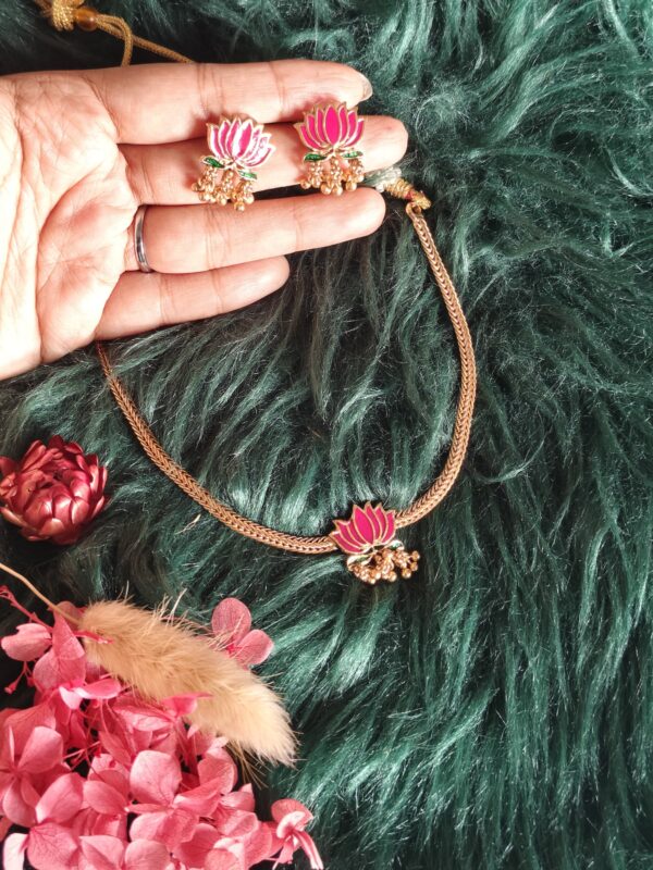 Lotus Choker Grace in Bloom - Image 3