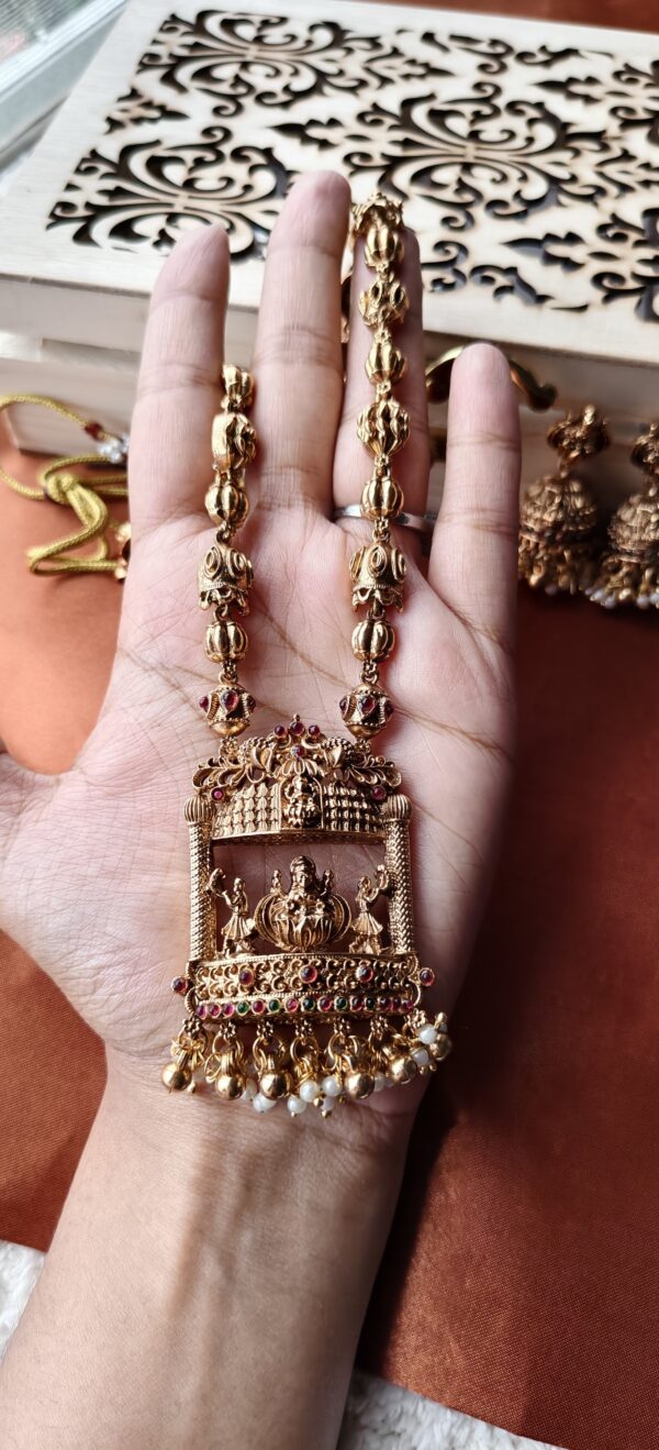 lakhmi temple pendent haram - Image 3