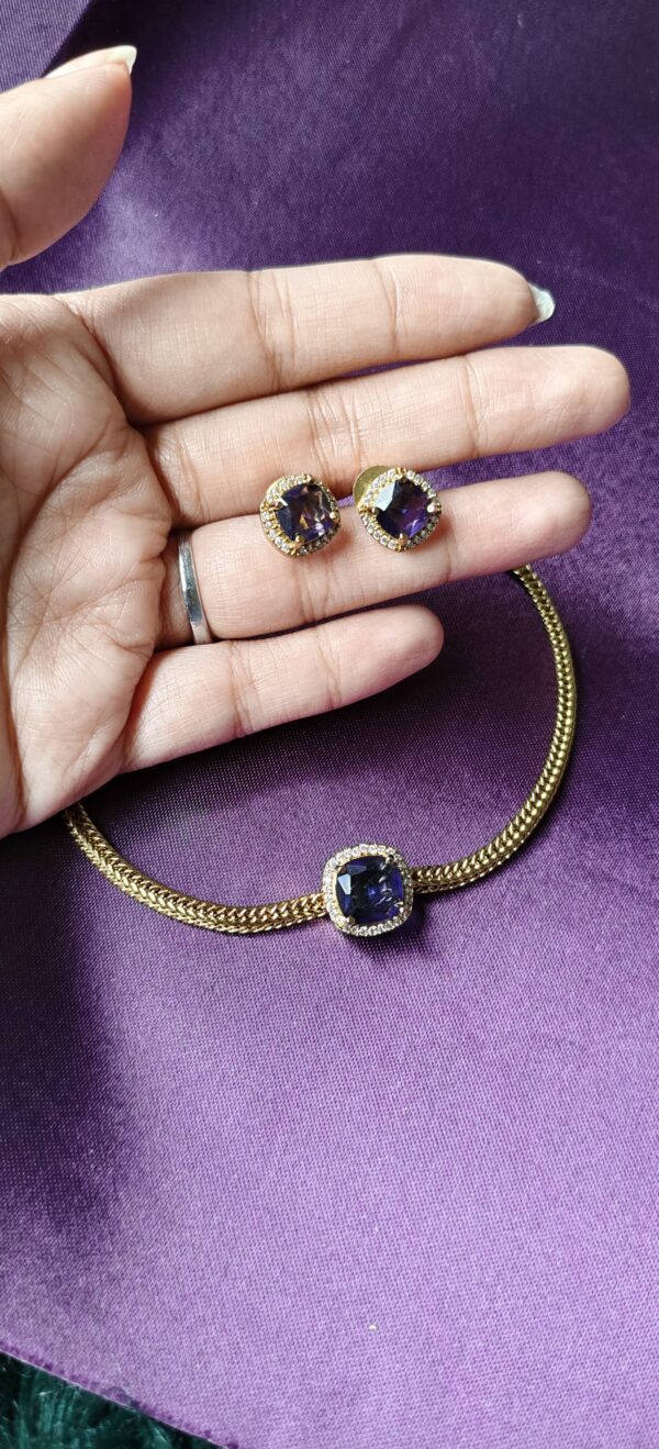 cute necklace purple 💜 - Image 2