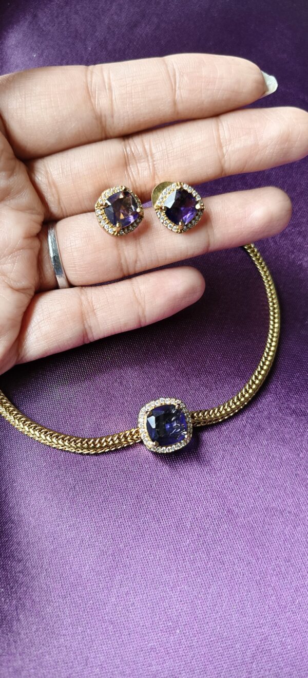 cute necklace purple 💜