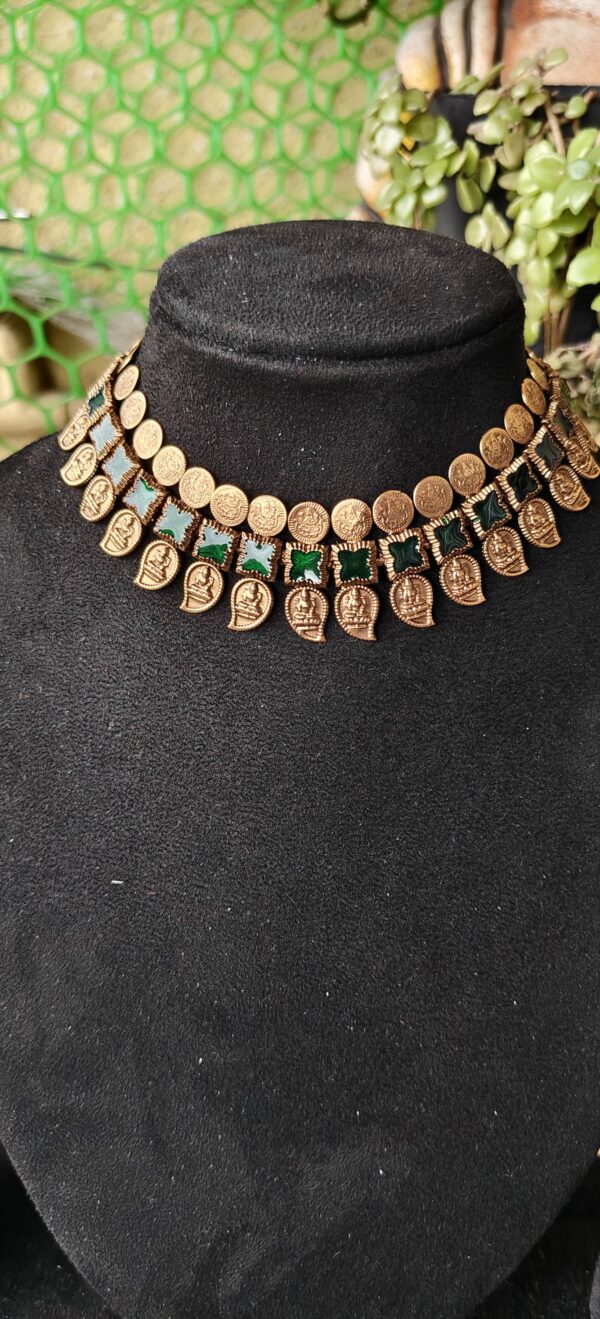 Three layer choker,coin-Palakka-manga - Image 2