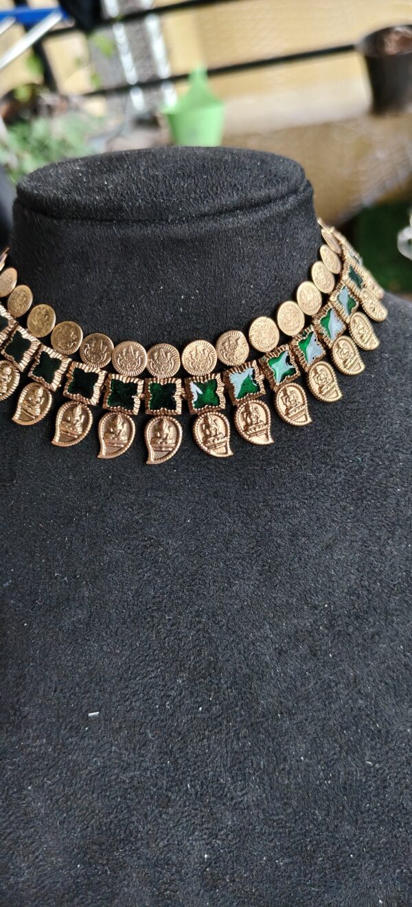 Three layer choker,coin-Palakka-manga - Image 3