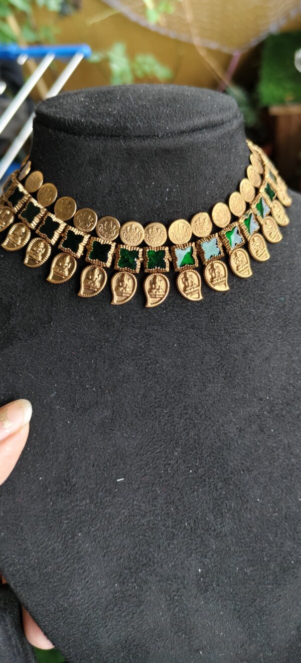 Three layer choker,coin-Palakka-manga - Image 4