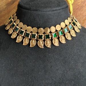 Three layer choker,coin-Palakka-manga