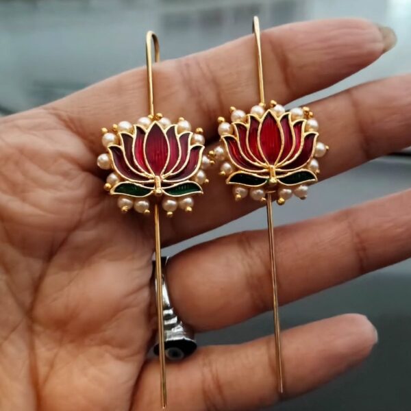 Lotus earring